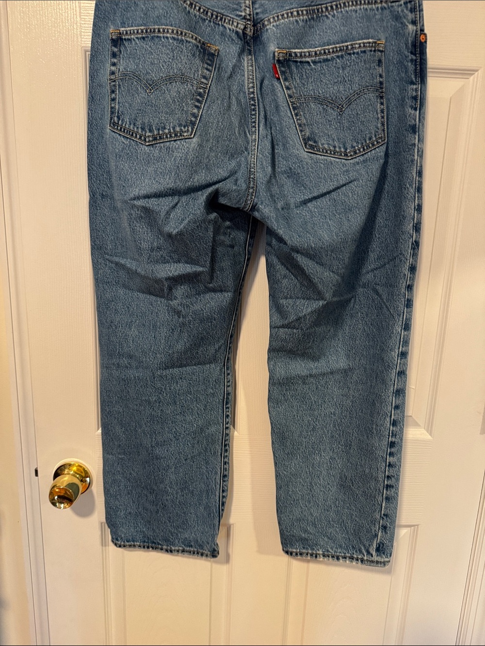 Levi's 501 90s Ankle Jeans - Light Blue Women’s Size 32x27 - Picture 6 of 8
